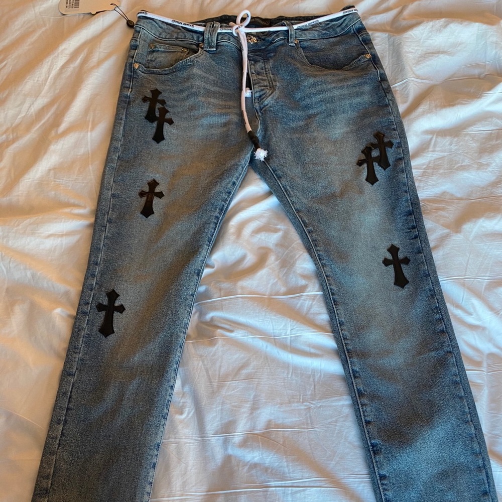 Chrome heart jeans